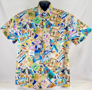 Tropical Tiki drinks Hawaiian shirt